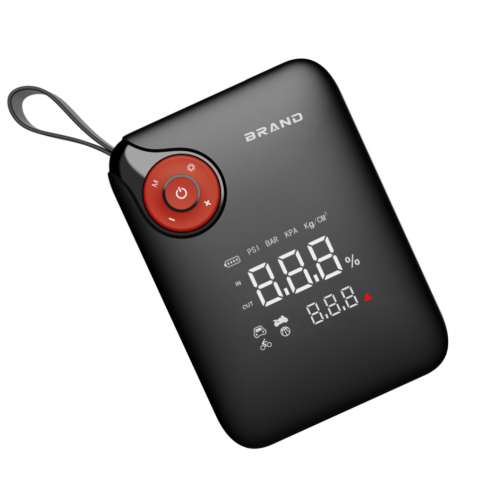 Jump starter 12V. 7200mAH inkl. Luftkompressor