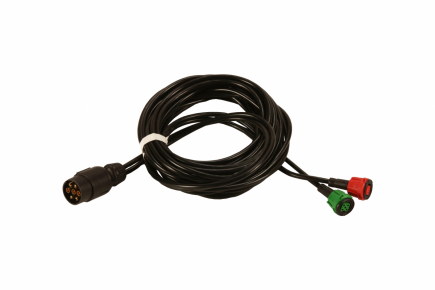 Kabelset 7p. 6m stekker/2connectors Radex