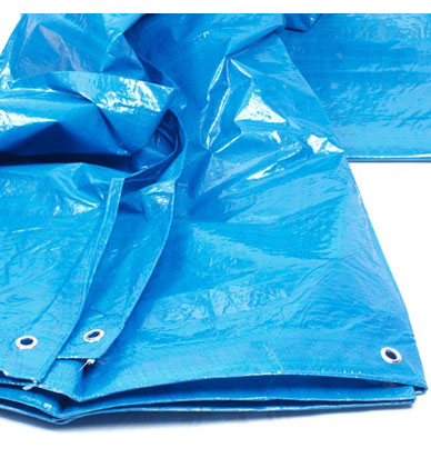 Tarpaulin 4x5m.blue 140gr/m²