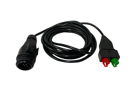 Cable set 8m.plug 7p.connector block