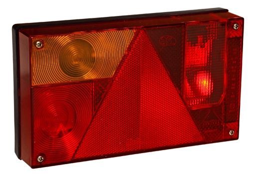 Aspöck rear lamp Multipoint I (L) + fog 240x135mm.