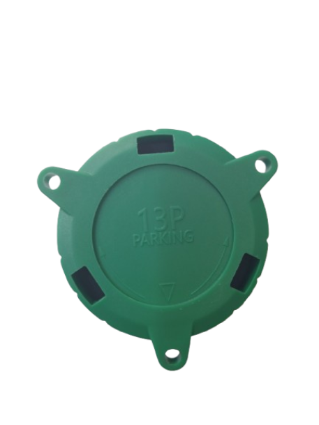 Stekker 13p. groene afdichtingskap
