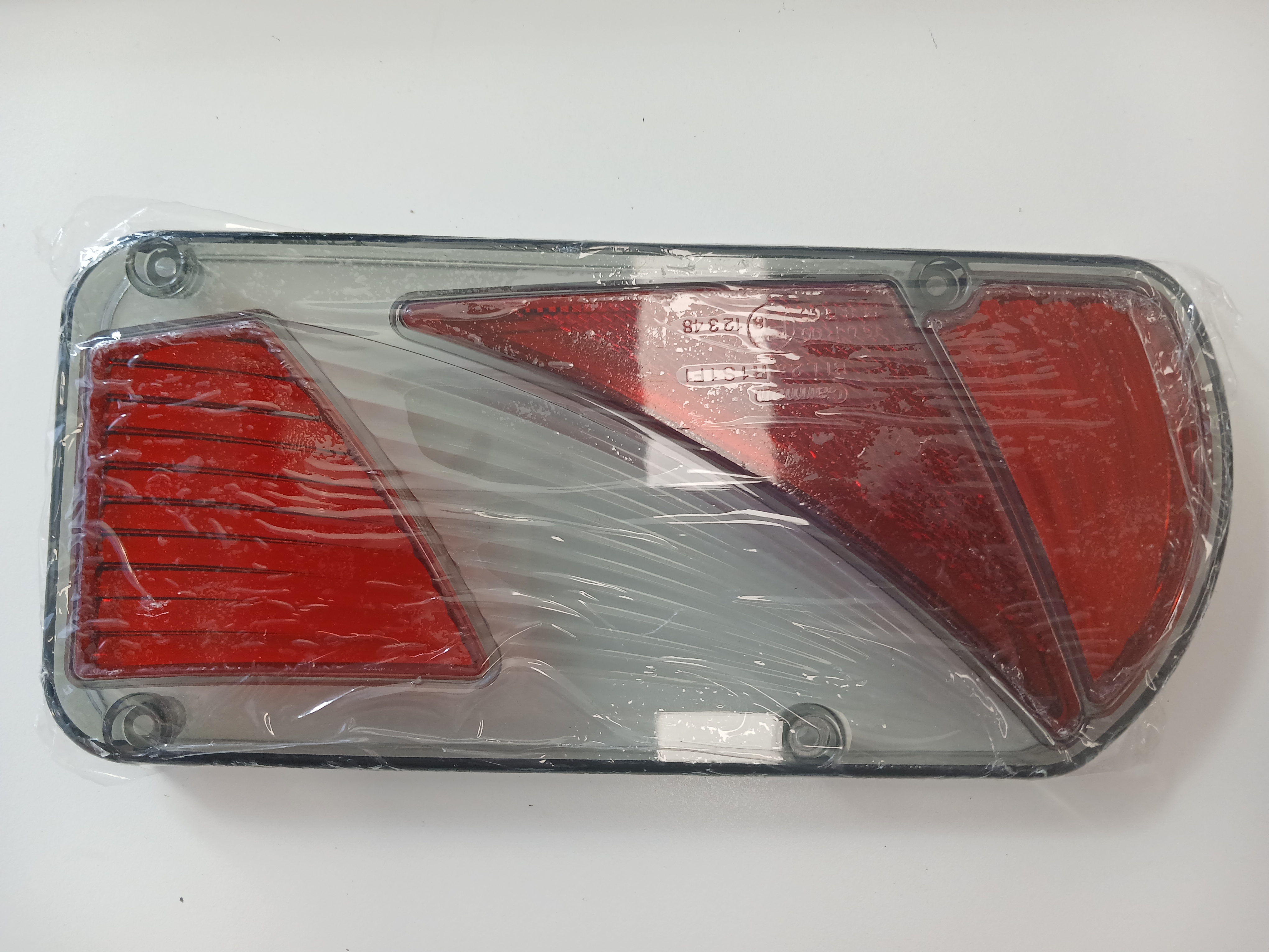 Achterlichtglas  220x100mm. (L) Ajba wave