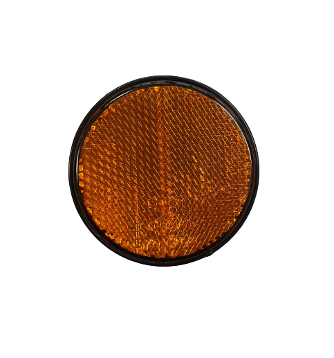 Reflector oranje Ø60mm.zelfklevend, Radex 521