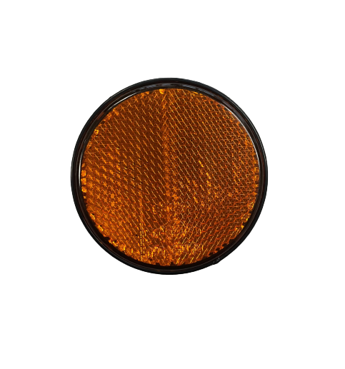 Reflector Orange Ø60mm.Selbsklebend