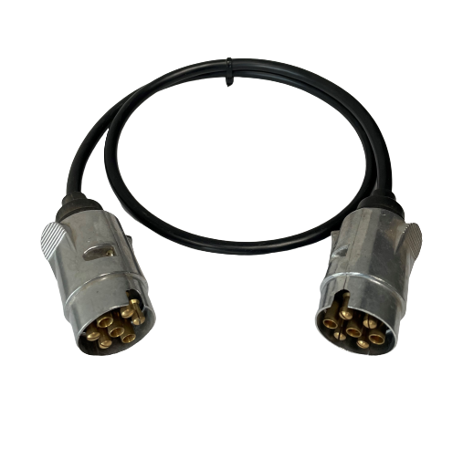 Extension cable 2m.metal plug/plug 12V.