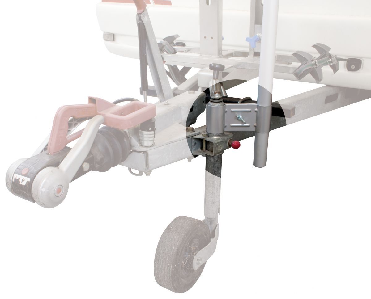Rotary airer clamp