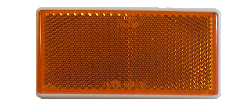 Reflector oranje 104x51mm.zelfklevend