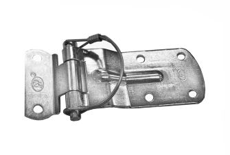 Vlinderscharnier 148x53mm. met borg