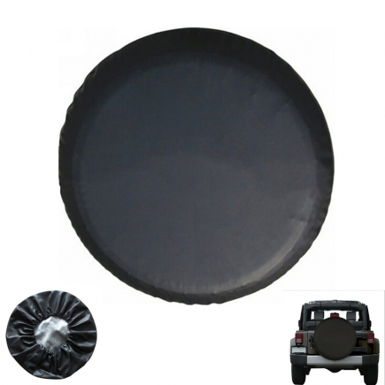 Reserverad Abdeckung 13" Schwarz
