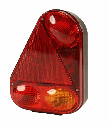 Rear lamp 180x240mm.(R) 6f.12V.Radex 2900/13