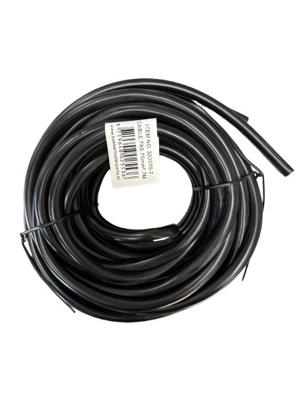 Kabel 7x0,75mm2 Schwarz 7m.