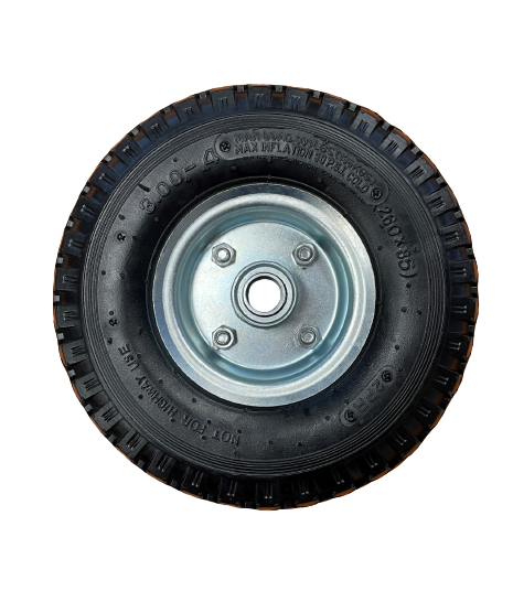 Spare wheel metal rim air tyre 260x85mm.
