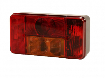 Rear lamp 200x110mm.1,5m.connector Radex 5001 (L)