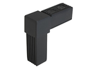 Buisverbinders 2-delig 30 x 30 x 2,0 -  90 gr. met metalen kern // 