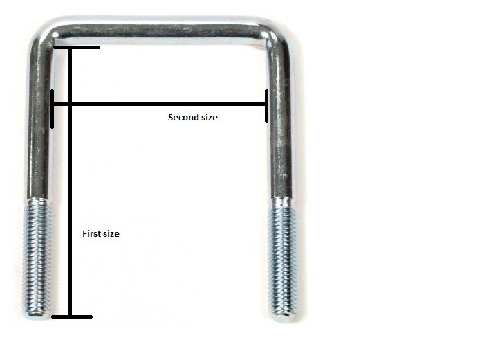 U-bolt 80x103mm.M12