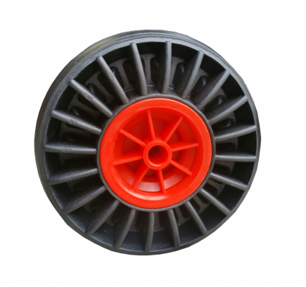 Spare wheel pvc solid rubber tyre 245x75mm