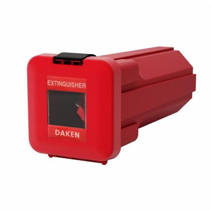 Fire extinguisher box Sliden 6kg. max Ø160 mm.  265*280*595mm. Daken