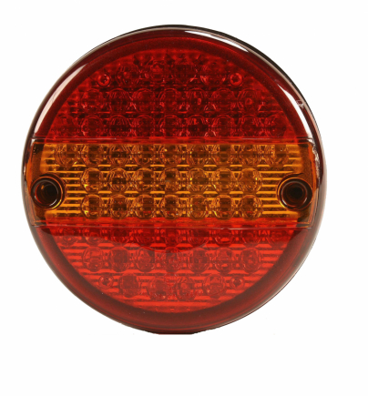 Rückleuchte  Ø140mm.3F.63LED 24V.