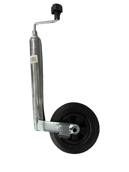 Jockey wheel 48mm.with brake  rim pvc tyre 200x50mm.