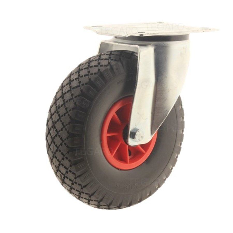 Swivel wheel 285x65x350mm.