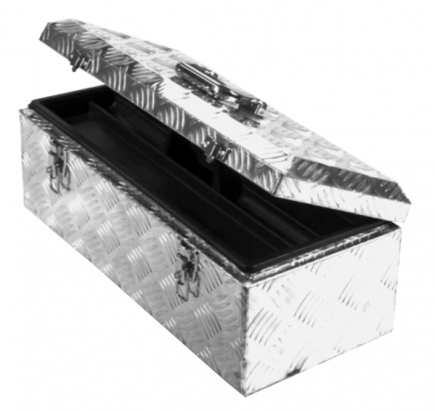 Toolbox aluminium 570x245x220mm.