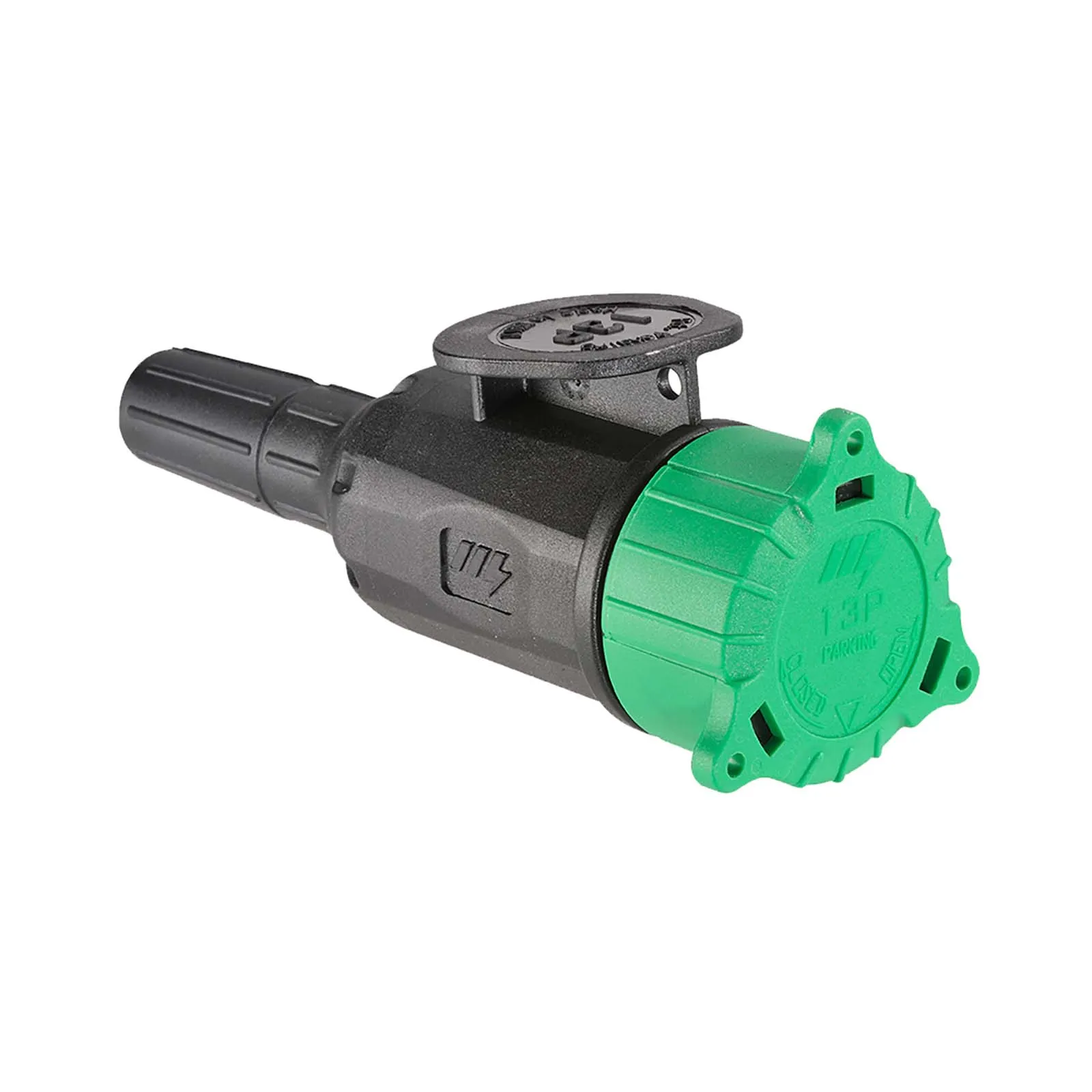 Stekker 13p.pvc met afdichtingskap