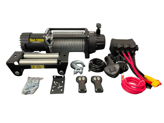 Electric winch 13.000lbs.12/24V.wireless remote