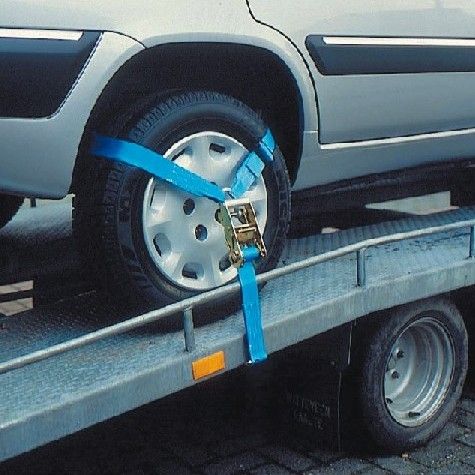 Sjorbanden set autotransport 2m.x50mm.  2500 daN