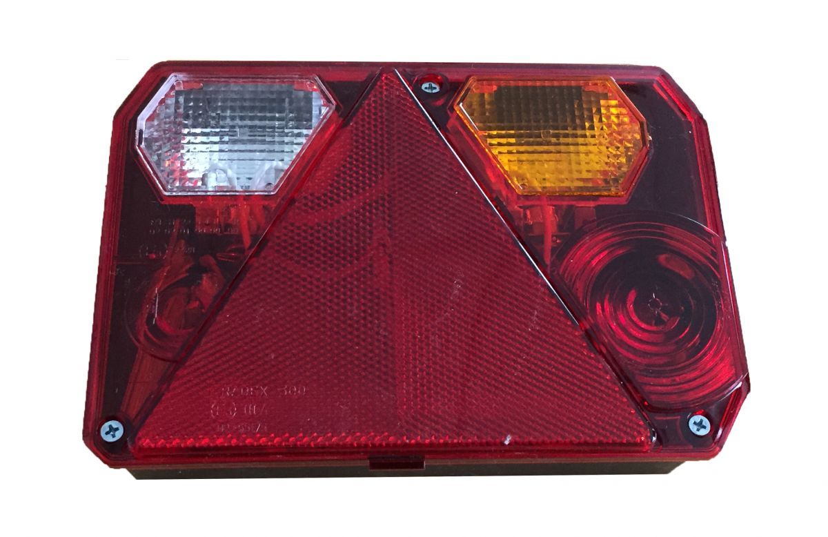 Rear lamp 200x140mm.(R) 7f.Radex 6400/13