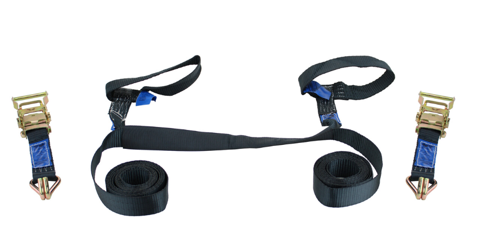 Sjorband set voor motor transport