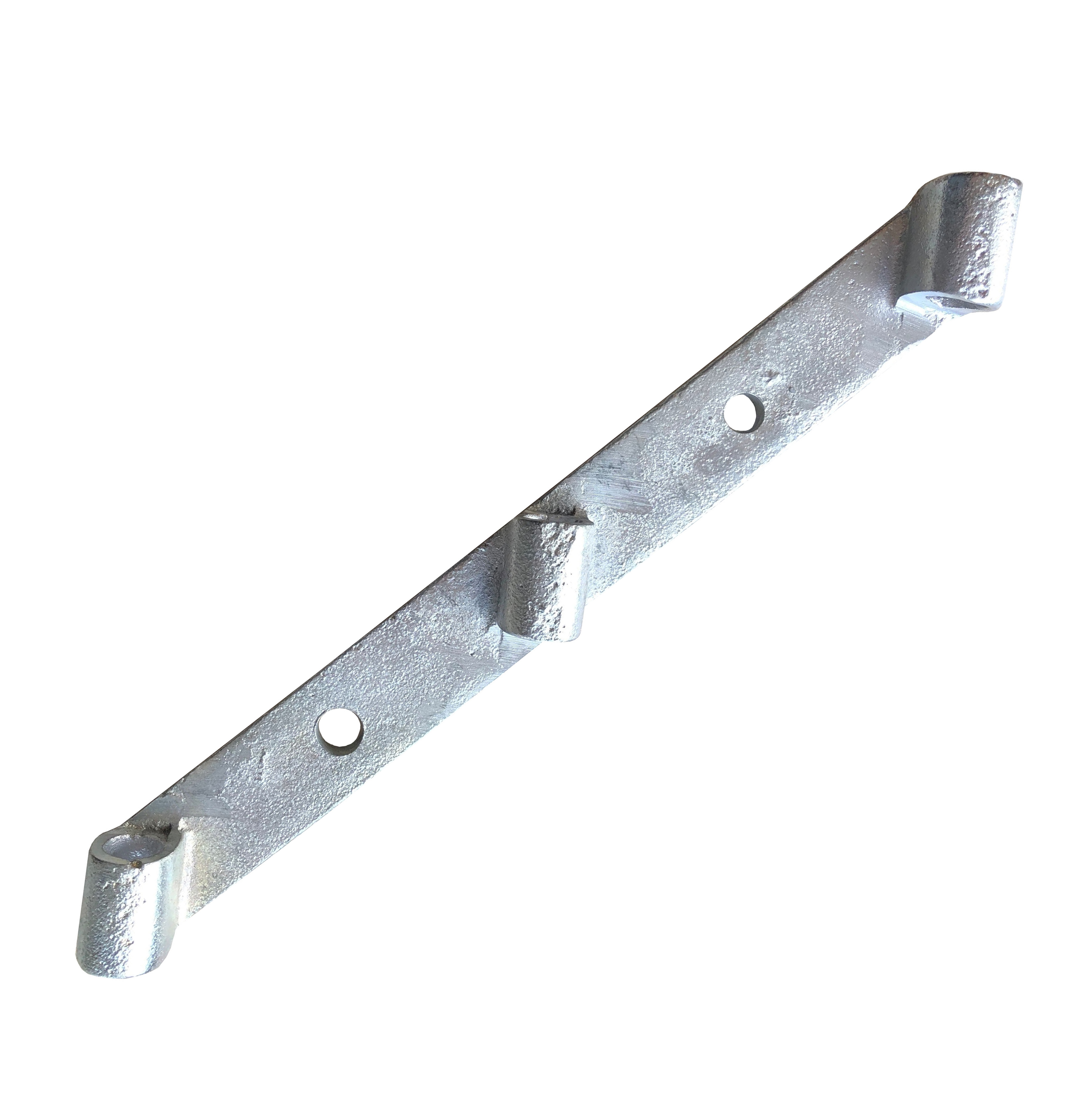 Zijwandhouder 3gaten schuin links  320x33mm.