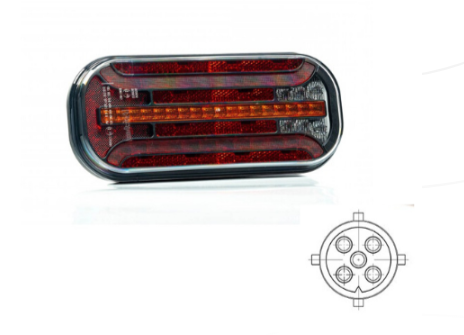 Fristom LED Rückleuchte (L) + Nebelscheinwer VC-2300