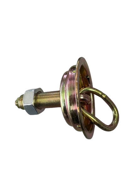 Cargo lashing anchor plate model Ø85x22mm. nut 70x20mm.