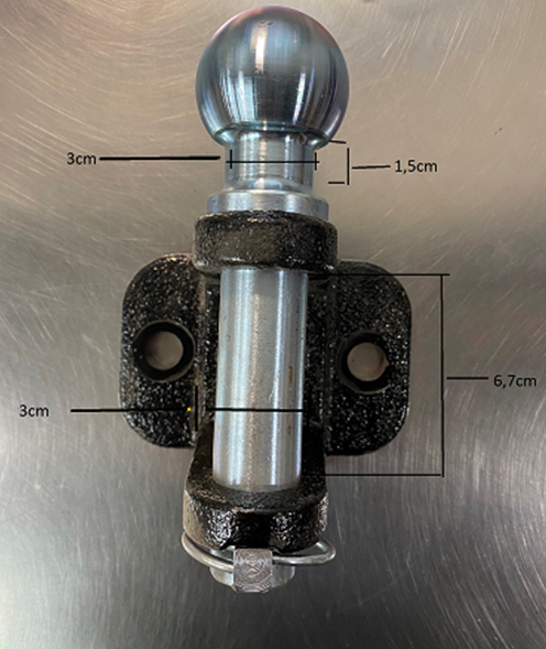 Towball combined double version 3,5ton (not for public road)