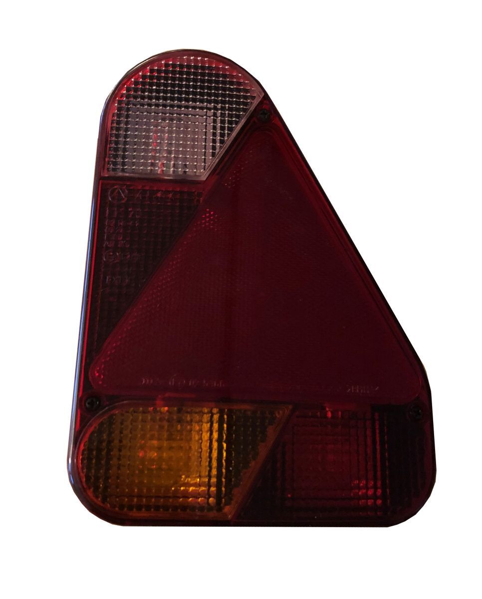 Rear lamp lens 220x160x55mm.( R) 