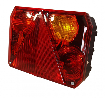 Rear lamp 200x140mm.(L) 7f.Radex 6400/10