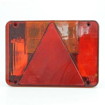 Rear lamp 220x140mm.(L) 6f.12V.Radex 5900/10