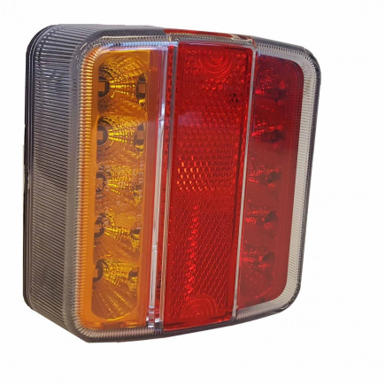 Rear lamp 100x100mm.4f.50LED 12V.