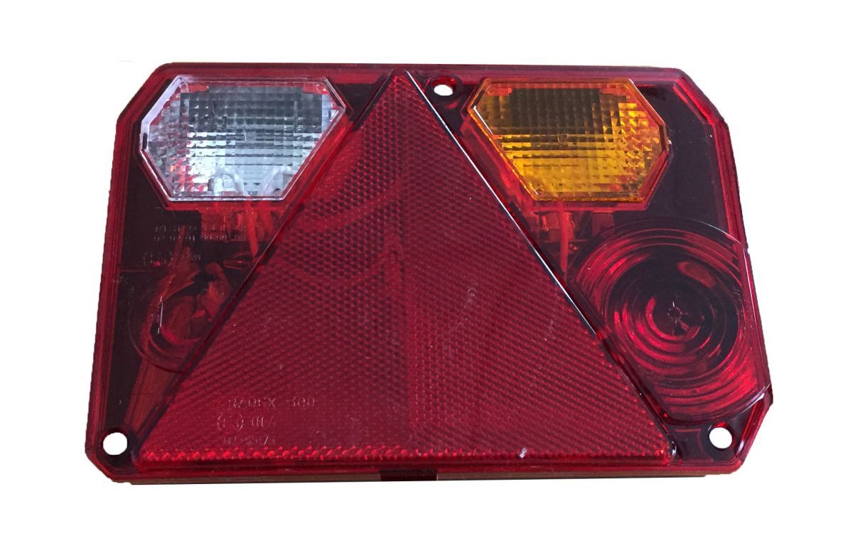 Glas achterlicht (R) Radex 6400/13/S
