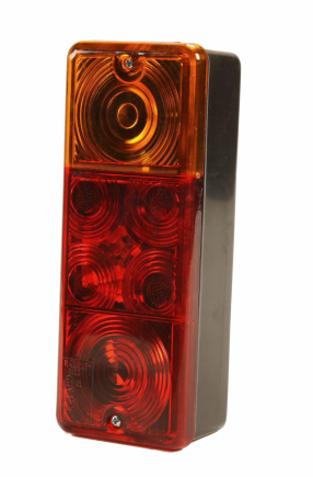 Rear lamp 210x85mm.3f.12V.Radex 8100