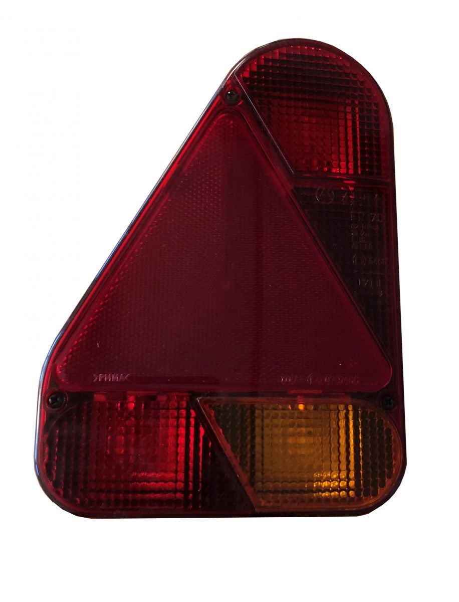 Rear lamp lens 220x160x55mm.( L) 