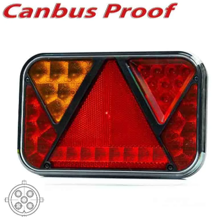 Fristom LED Rückleuchte (L) + Nebelscheinwer VC-2700 CANBUS