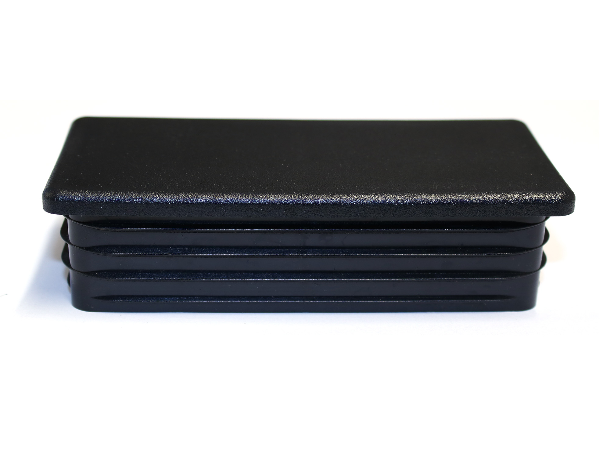 Sealing cap 60x40mm.black rectangular