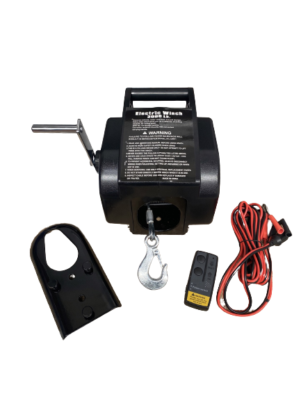 Electric winch 2000lbs.12V.wireless 6,3mm.x10m.