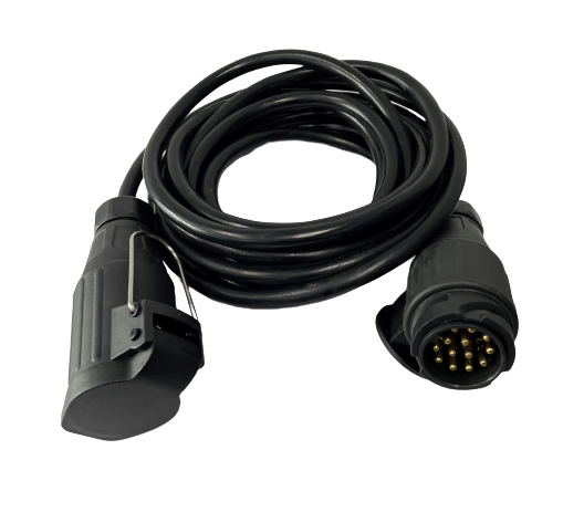 Extension cable 5m.13p.plug/socket 12V. (13p. cable)
