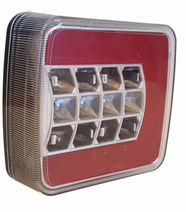 Rear lamp 100x100mm.4f.Glo-Trac Led (L)