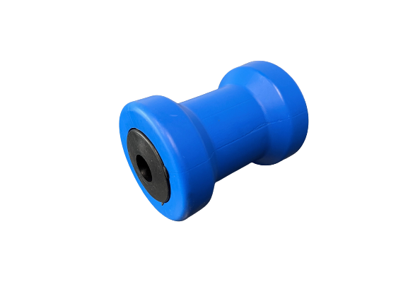 Keelrole 185x81mm.Ø21mm.conical P.P.blue