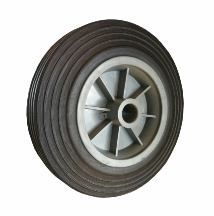 Spare wheel pvc solid rubber tyre 200x50xmm.