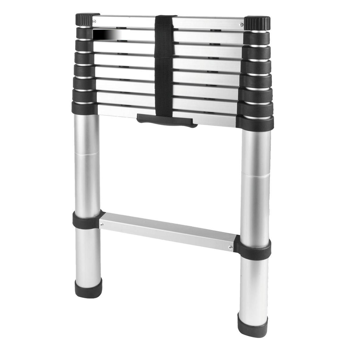 Telescoopladder aluminium 0,8->3,2m.EN131